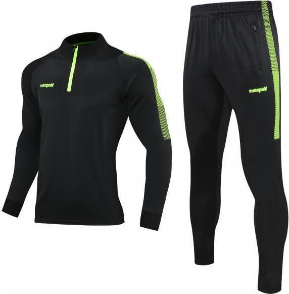 Костюм спортивный Europaw Limber Up 2101 Short zipper L Черно-салатовый (europaw515) Костюм спортивный Europaw Limber Up 2101 Short zipper L Черно-салатовый (europaw515)