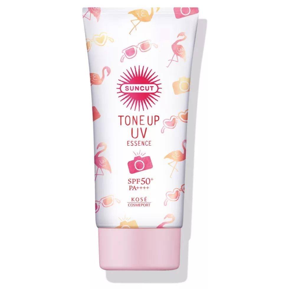 Эссенция цветокоррекция розовый фламинго KOSE Suncut SPF50+ 80 г (2894565112)