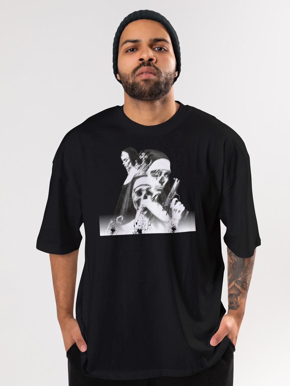 Футболка чоловіча оверсайз Mishe Urban 113012 M Чорний (113012_12) - фото 3 Футболка чоловіча оверсайз Mishe Urban 113012 M Чорний (113012_12) - фото 3