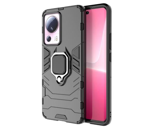 Чехол накладка Ricco Black Panther Armor для Xiaomi 13 Lite Черный