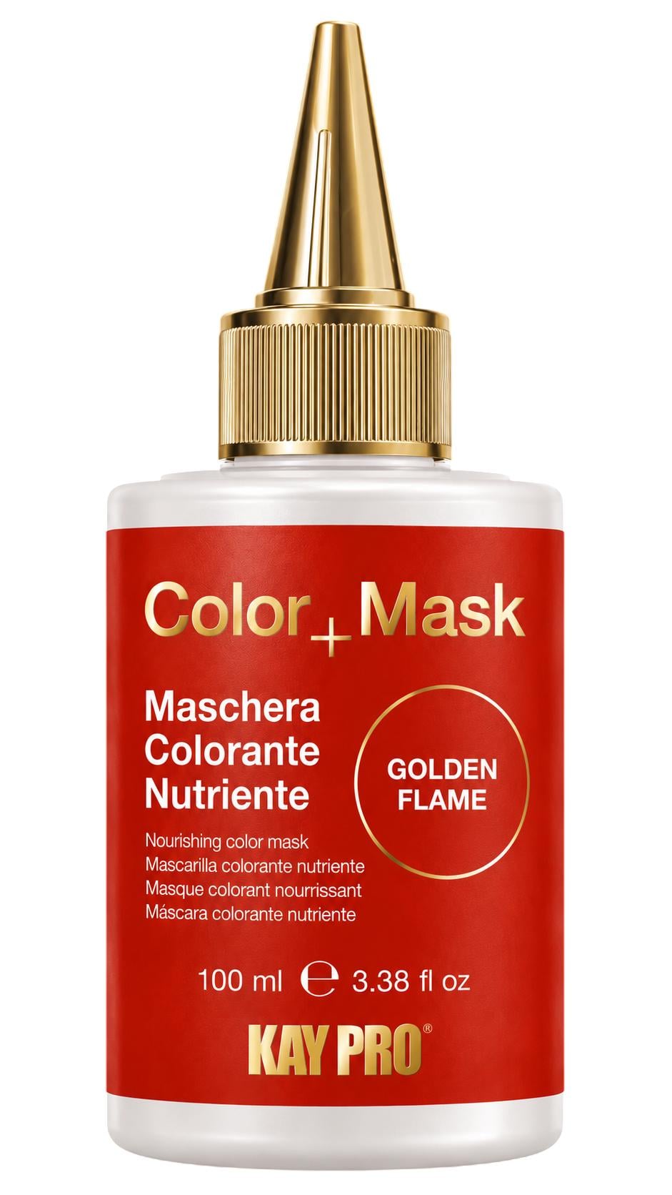 Питательная оттеночная маска KayPro COLOR+MASK Золотое пламя 100 мл