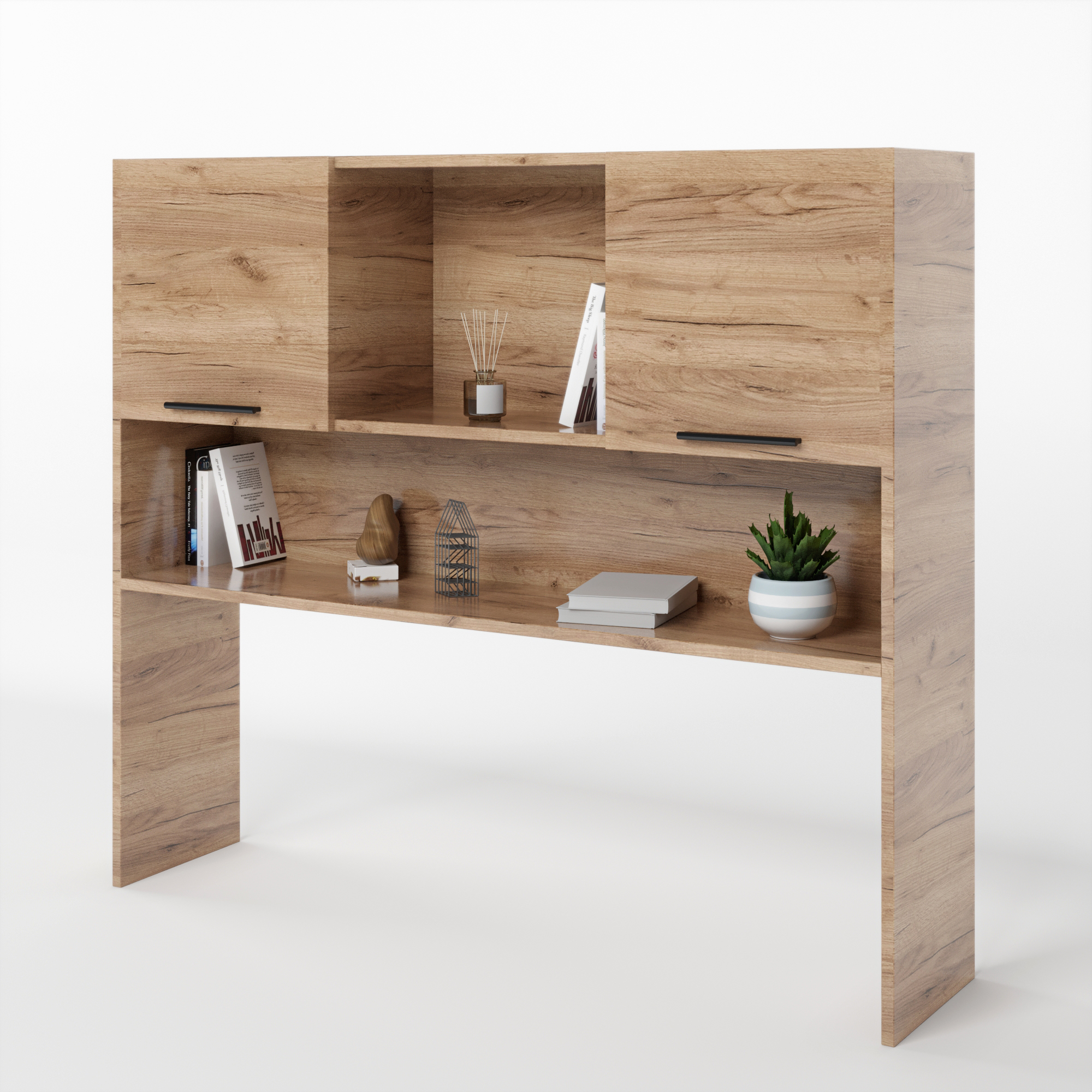 Надстройка для стола Эверест Соната 110х25х96 см Дуб крафт золотой (EVR-2718)