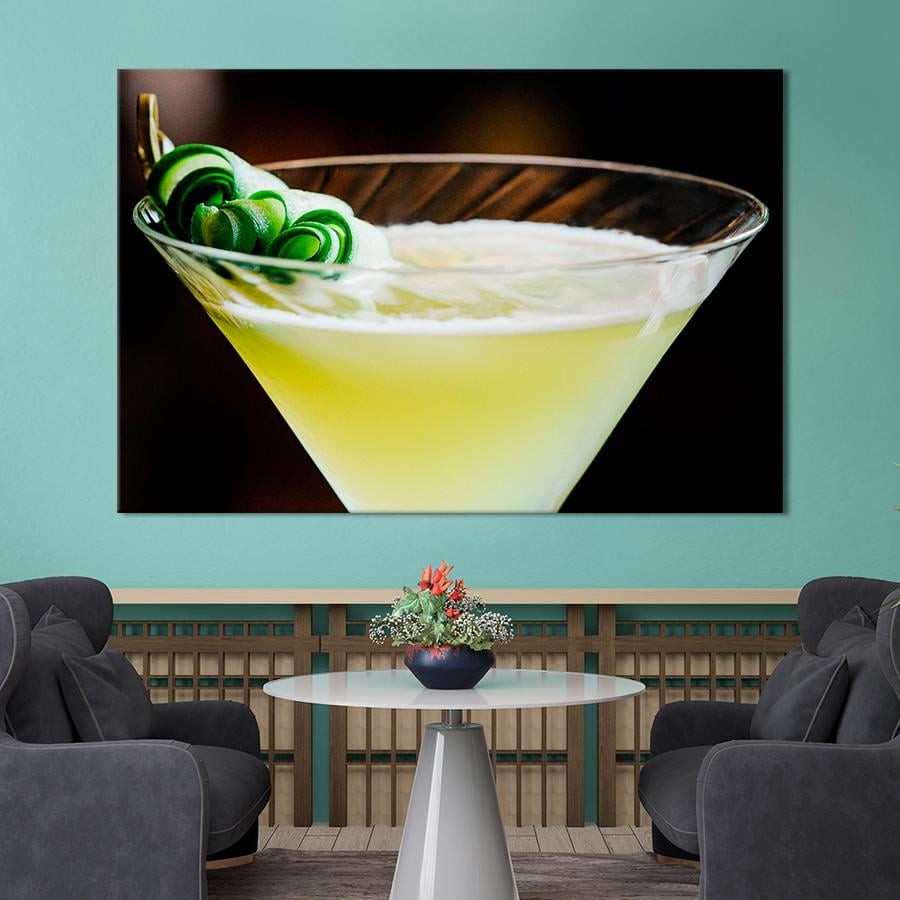 Настенний декор Ананасовый мартини 80x54 см (A509-1)