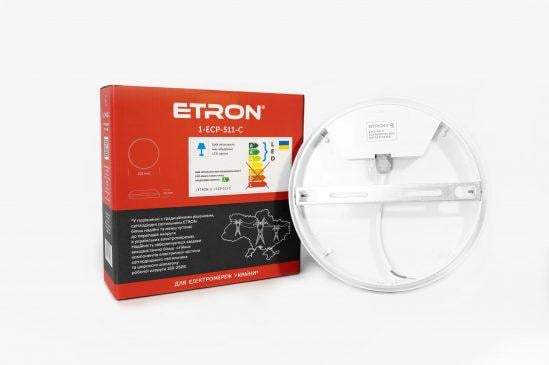 Светильник светодиодный ETRON Communal 1-EСP-511-C circle 30 W 5000 K IP65 (1-ECP-511-C) - фото 2