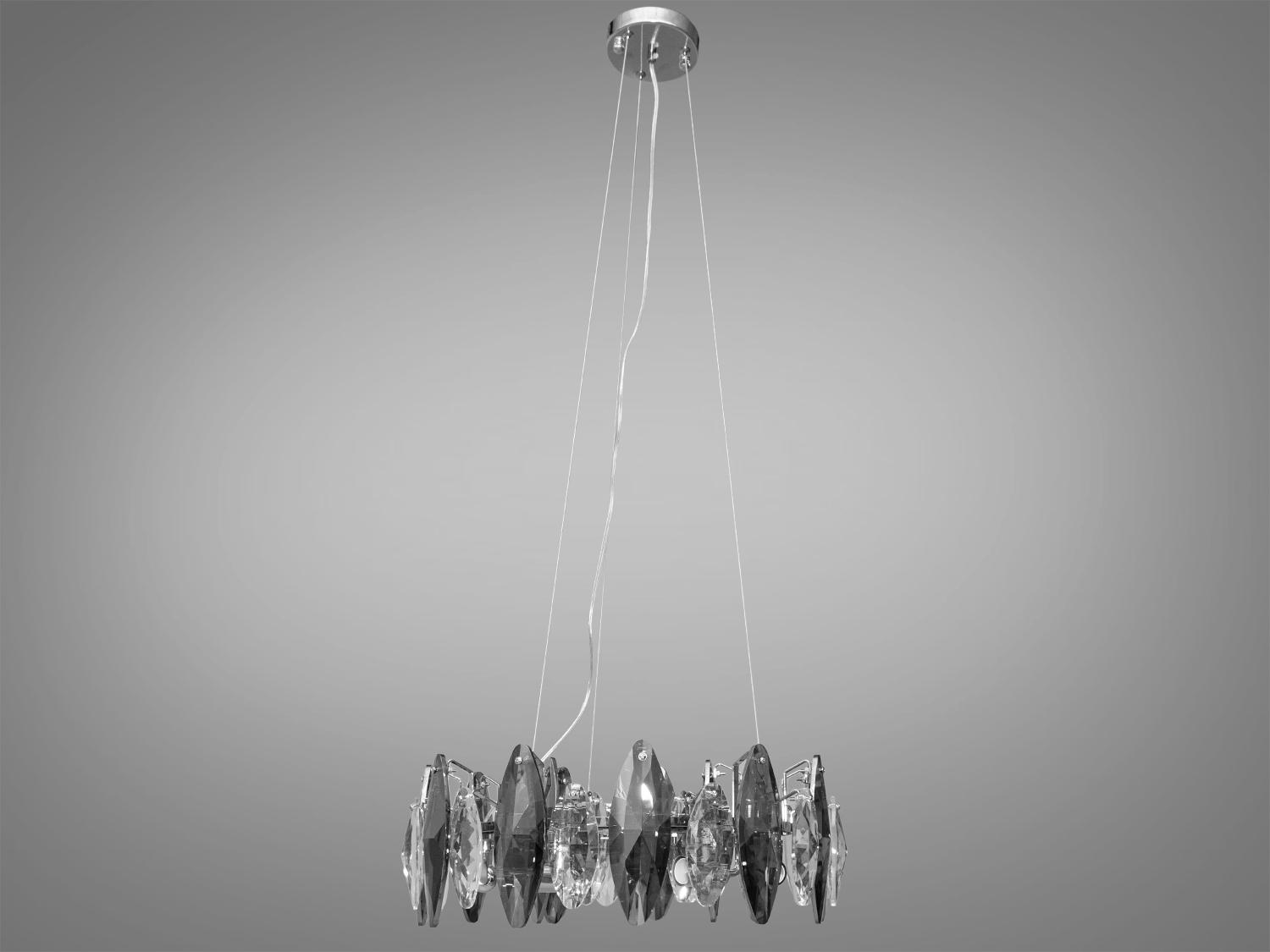 Люстра хрустальная подвесная 40 Вт Хром (82019/500HR)