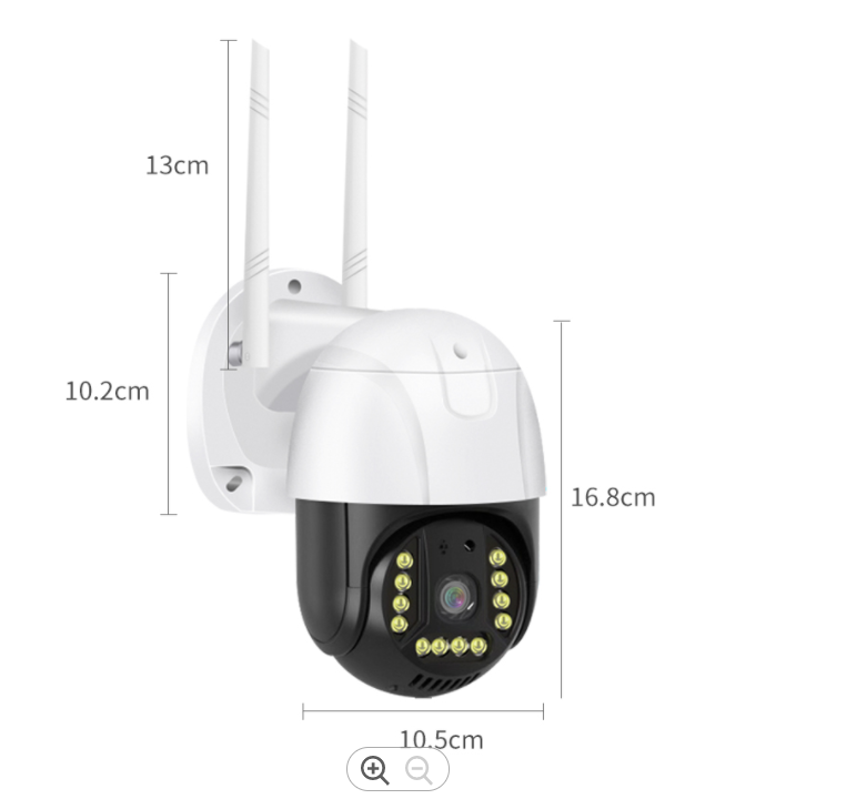 Камера IP вулична Wi-Fi Verto VRT-C15 UHD 5MP Outdoor WiFi PTZ 2560x1920 поворотна (1699163602) - фото 5