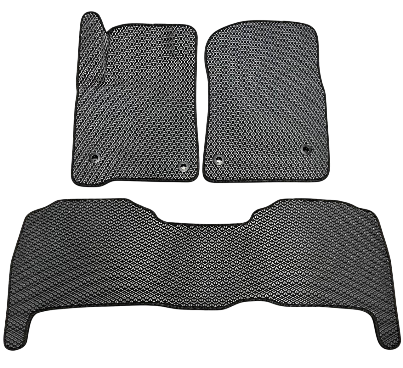 Коврики EVA с 3Д лапой в салон для Lexus LХ 570 URJ200 3 поколение 2007-2012 гг. Черный (2430610161)
