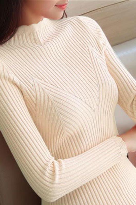 Гольф жіночий S-L Молочний (188826) - фото 5 Гольф жіночий S-L Молочний (188826) - фото 5