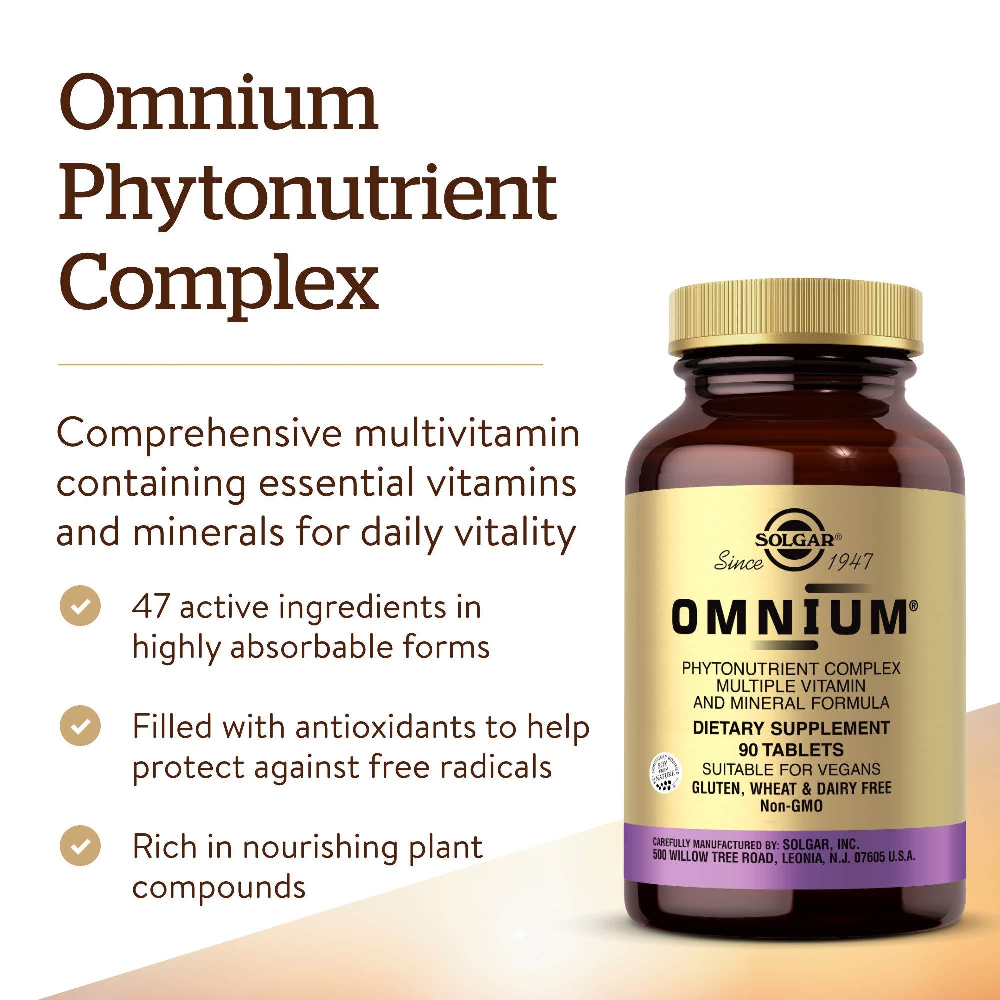 ᐉ Мультивитамины и минералы Solgar Omnium, Phytonutrient Complex ...