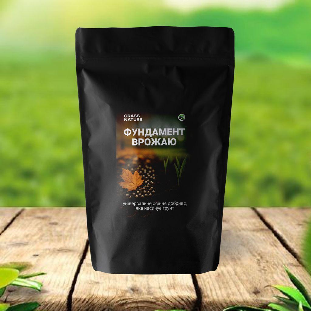 Добриво осіннє універсальне GrassNature Фундамент врожаю NPK 8-24-8 для саду та городу 50 кг (38470668) Добриво осіннє універсальне GrassNature Фундамент врожаю NPK 8-24-8 для саду та городу 50 кг (38470668)
