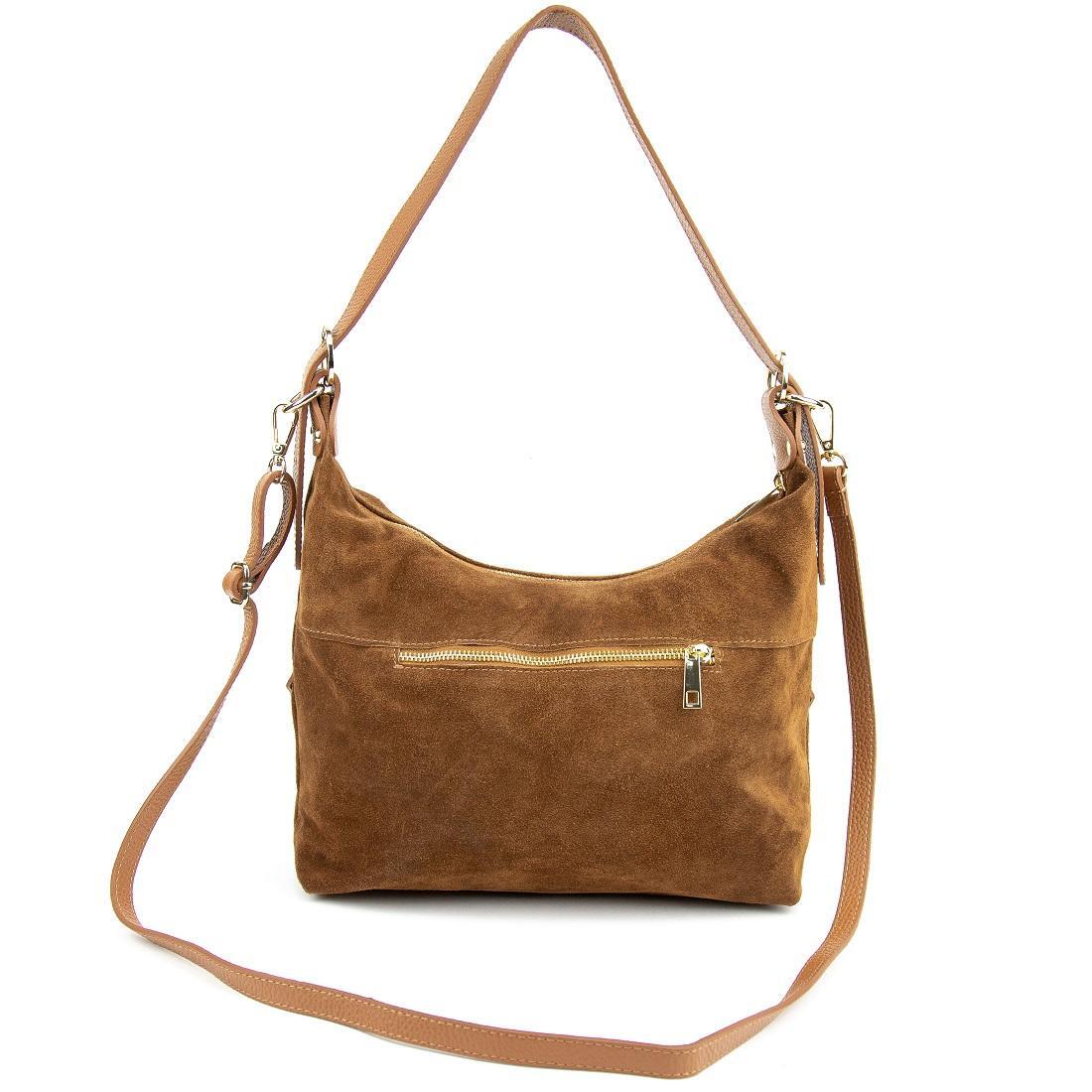 Жіноча сумка Royal Bag F-IT-86111C замшева Коричневий (8101) - фото 6 Жіноча сумка Royal Bag F-IT-86111C замшева Коричневий (8101) - фото 6