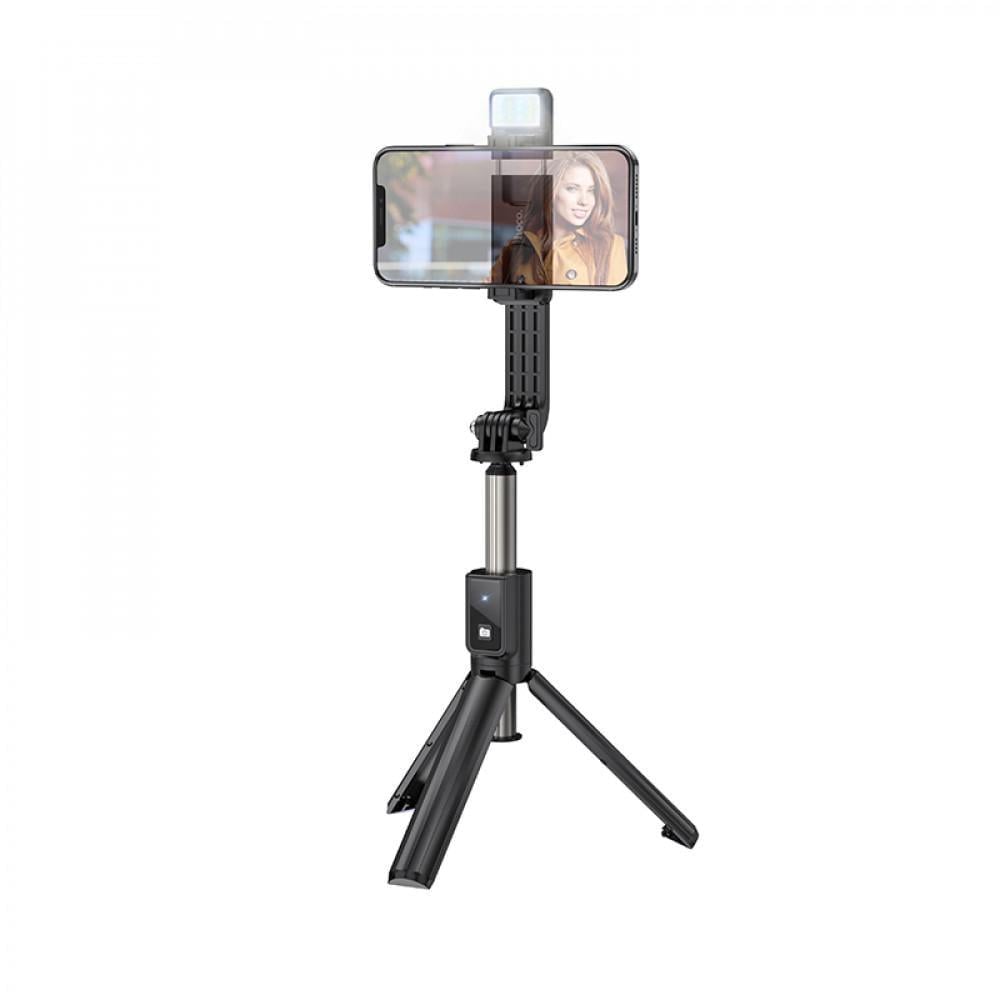 Селфи-монопод Hoco Live Broadcast Holder K15 Black Селфи-монопод Hoco Live Broadcast Holder K15 Black