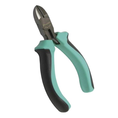 Бокорізи для точного різання дроту Pro'sKit PM-737 115 мм сталь S45C Зелений (32163343)