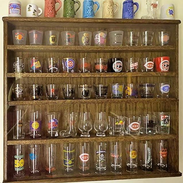 Полка для рюмок из дерева Скоган Мускат (ПДШ-001407) Полка для рюмок из дерева Скоган Мускат (ПДШ-001407)