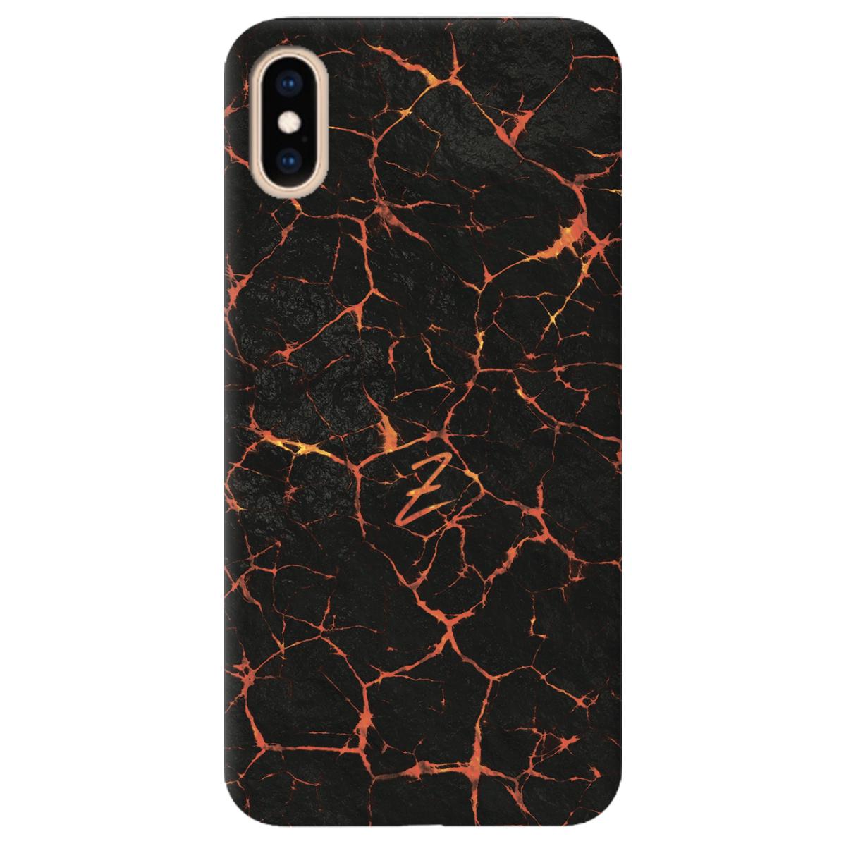 Силиконовый чехол Zorrov для Apple iPhone XS Max - Lava (11210040206052376)