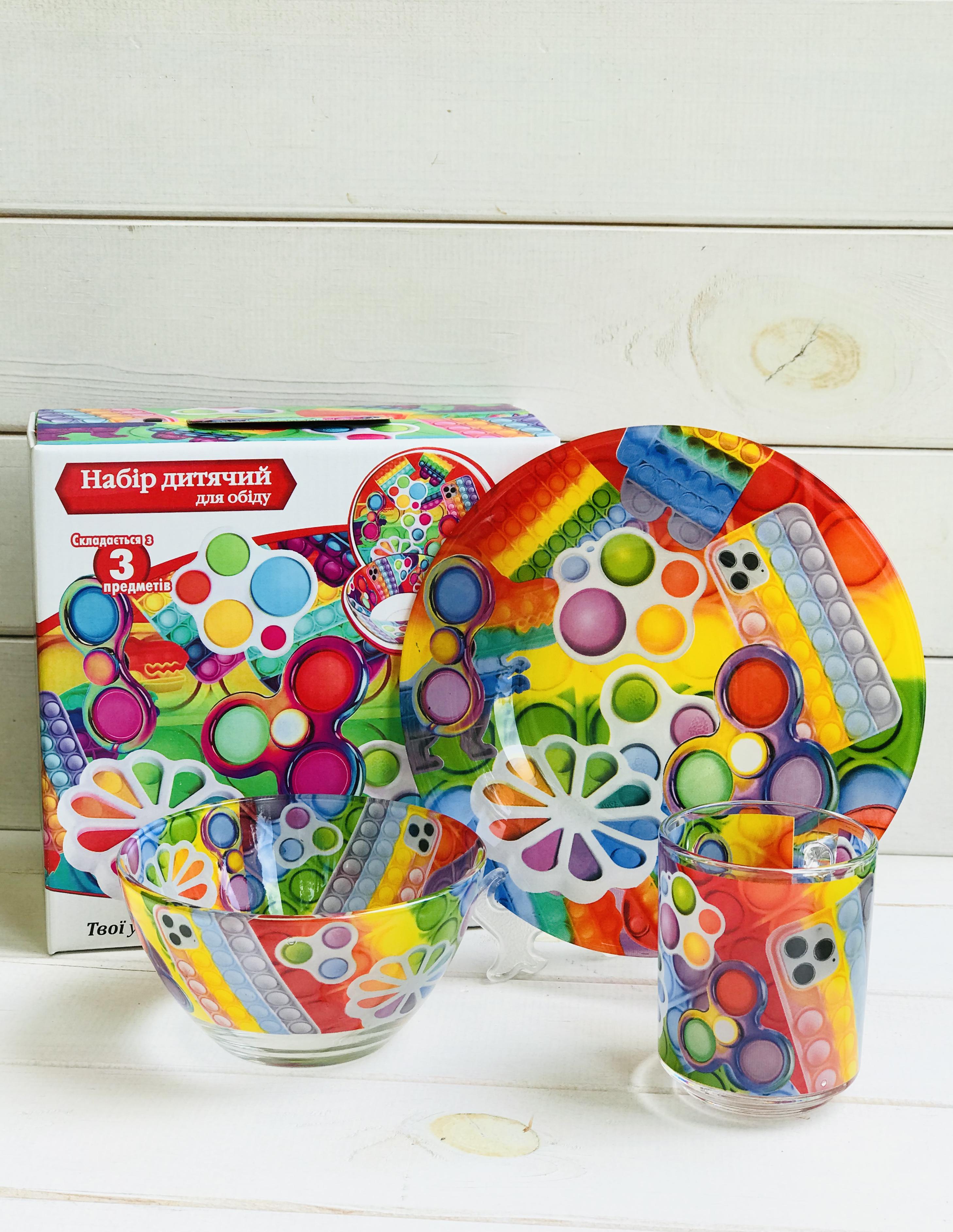 Набір скляного посуду для годування дітей Metr+ 3 предмета - фото 2 Набір скляного посуду для годування дітей Metr+ 3 предмета - фото 2