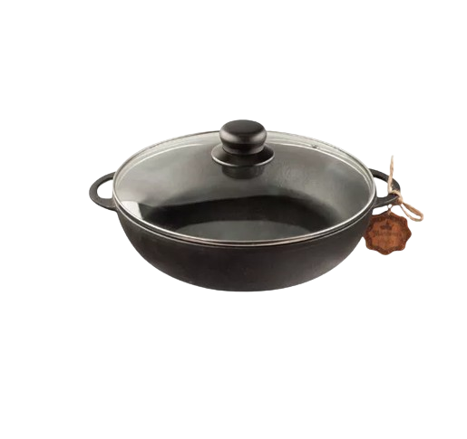 Сотейник зі скляною кришкою 26х6 см (Т103С3)