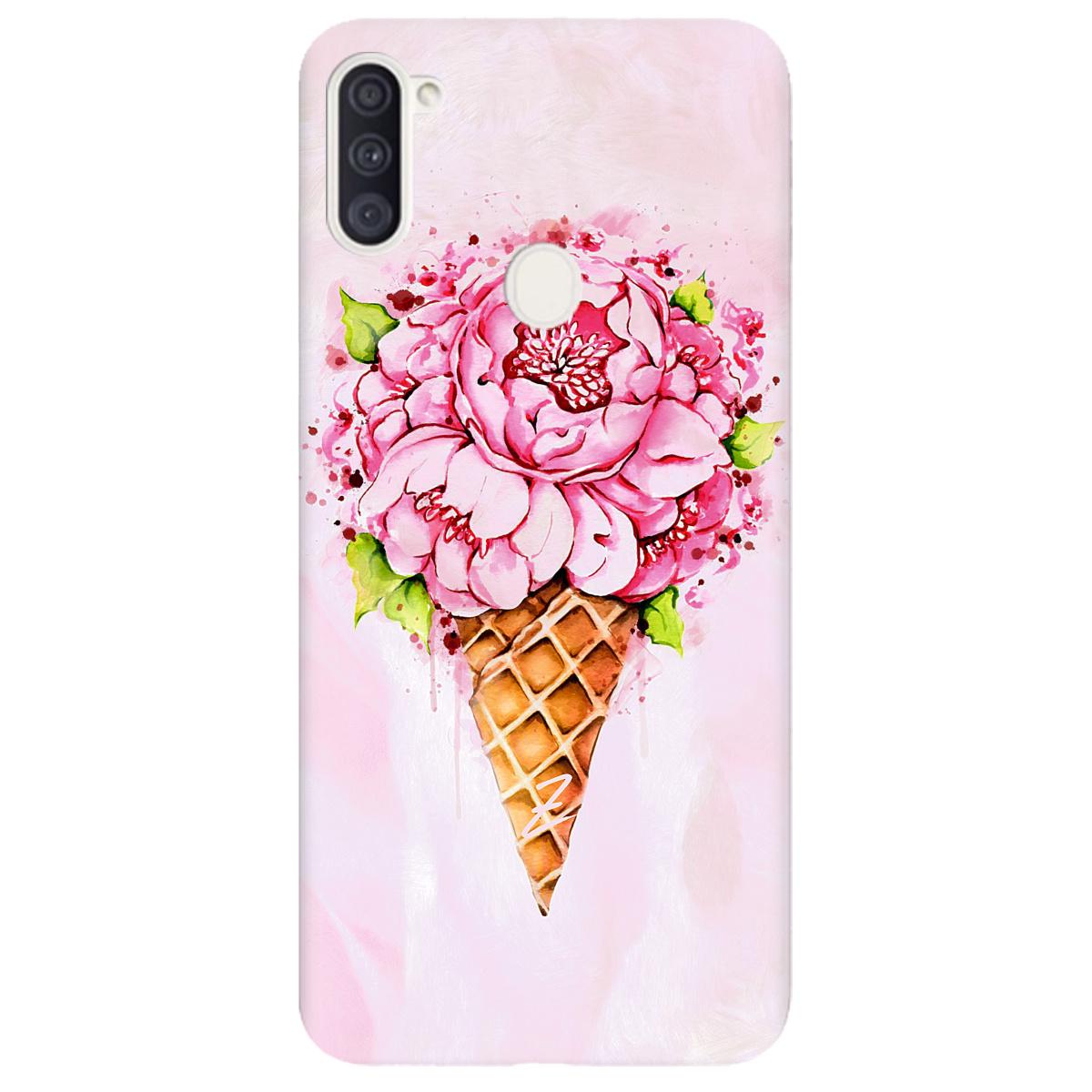 Силіконовий чохол Zorrov для Samsung Galaxy A11 - Ice cream (14140040134099968)