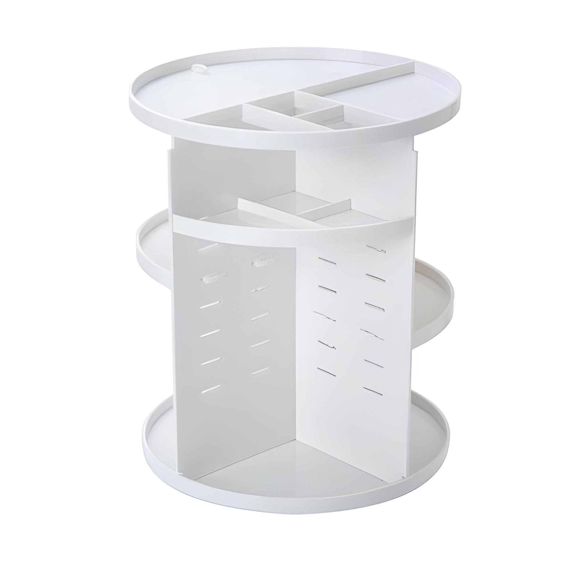 Органайзер поворотний для косметики Rotation Cosmetic Organizer 360 °С White (9201538)