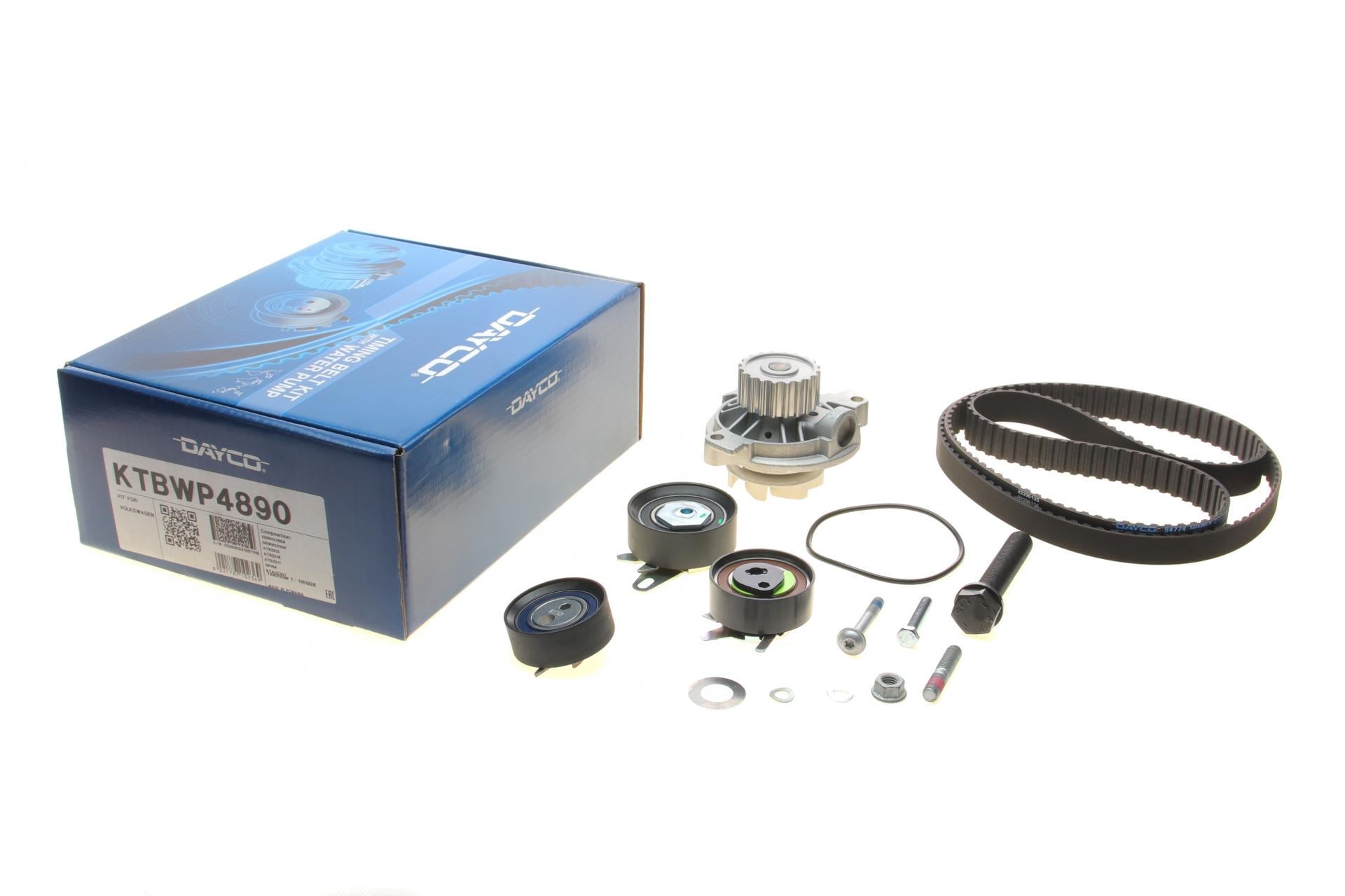 Комплект ГРМ с помпой VW LT 96-/VW T4 2.5TDI 91- (KTBWP4890 DAYCO)