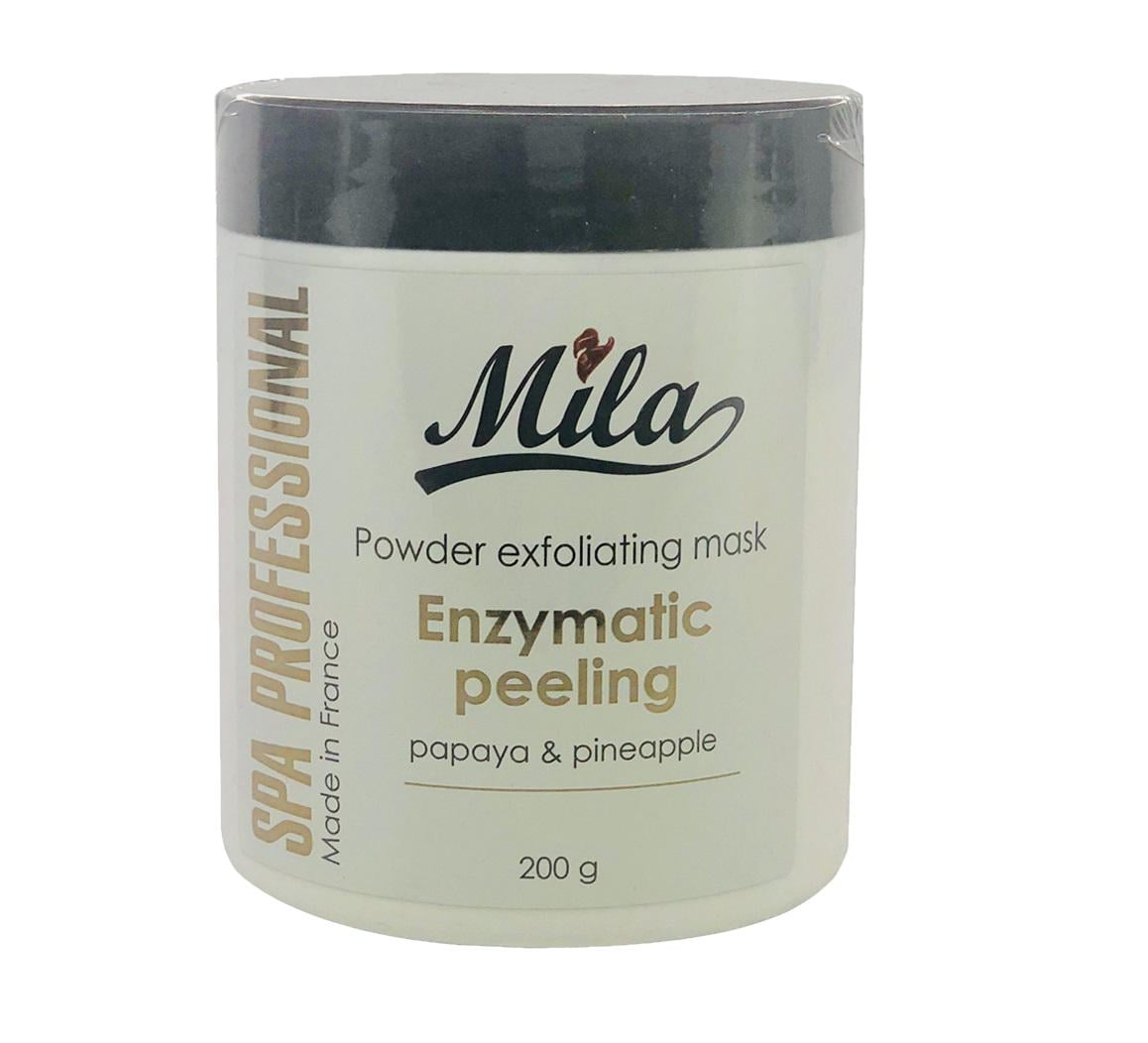 Пілінг для глибокого очищення шкіри обличчя Enzymatic peeling Mila Perfect Папайя і Ананас 200 г (3702261016208)