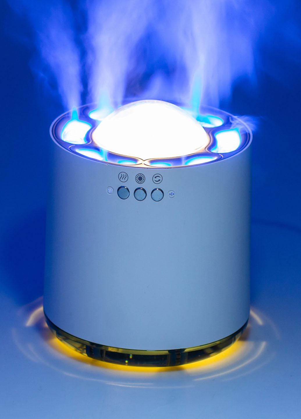 Зволожувач повітря ультразвуковий з RGB-підсвічуванням Pickup Dynamic Humidifier з синхронізацією та музикою 800 мл Білий (6262L) - фото 7