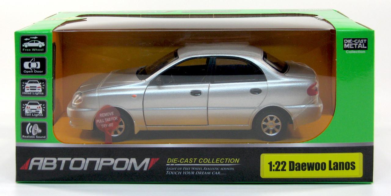 Модель металлическая Daewoo Lanos (7778 Silvery) - фото 9
