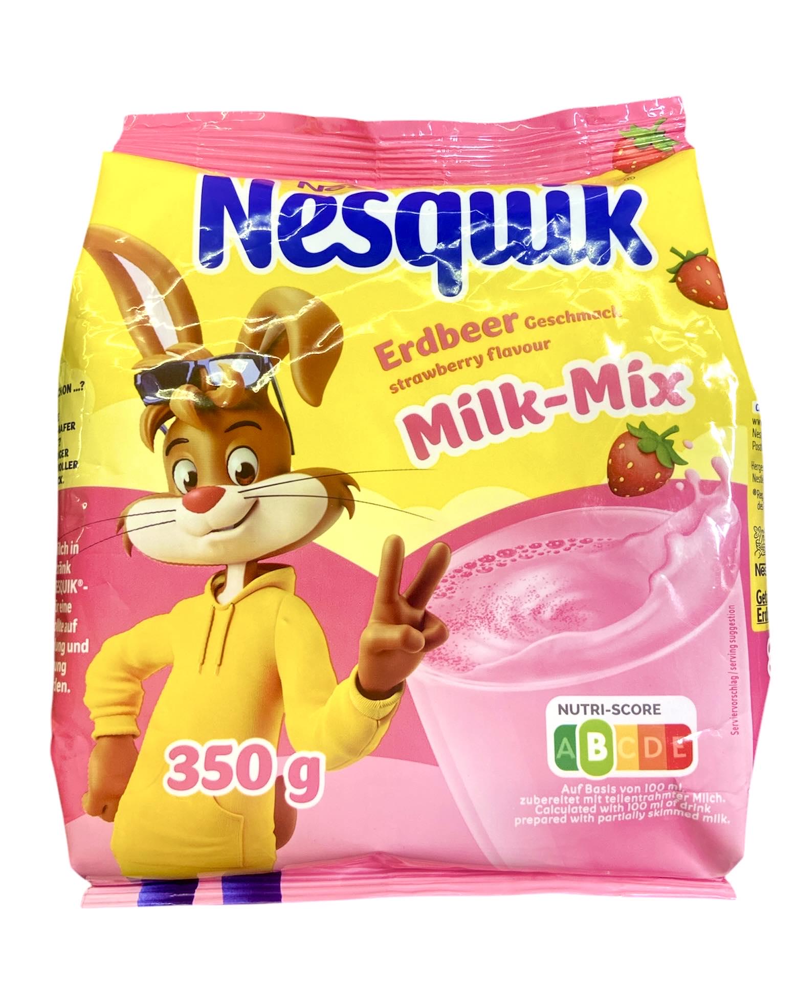 Какао напиток Nesquik Nestle со вкусом клубники 350 г (60225)
