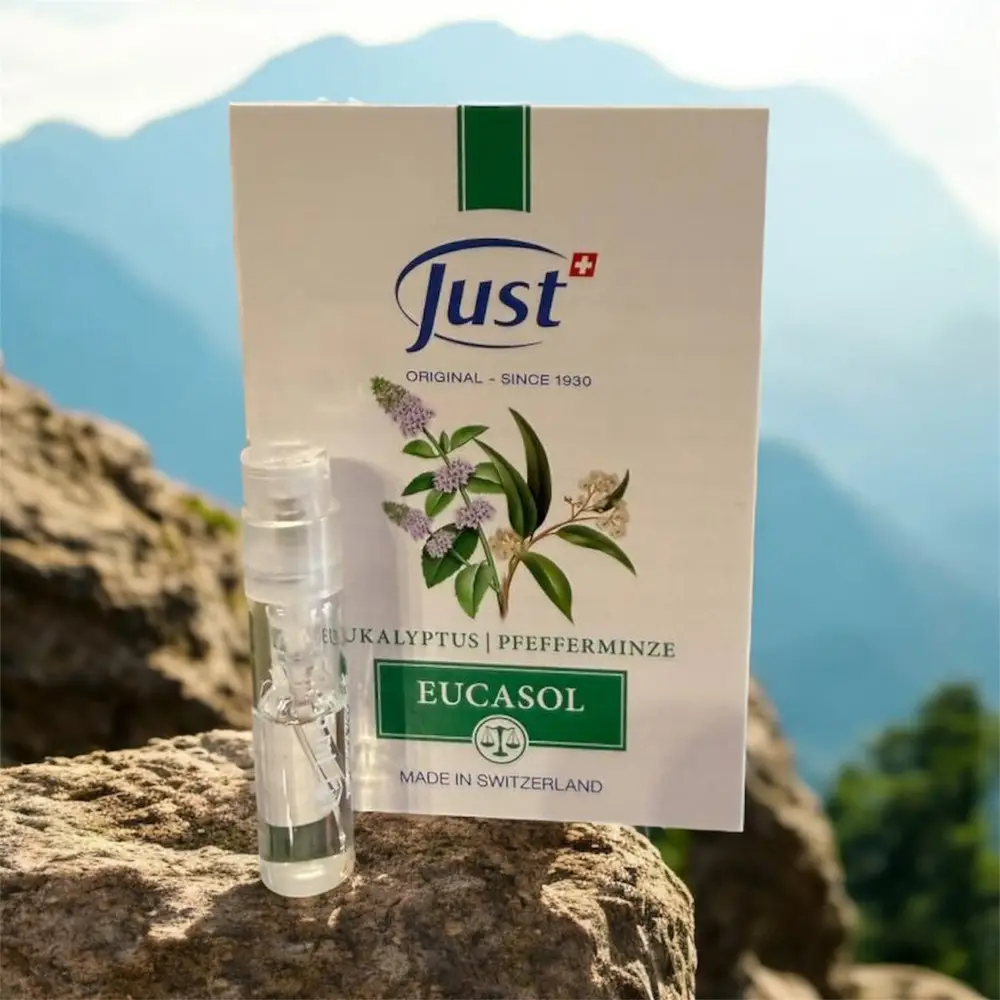 Спрей Эукасол JUST Eucasol для профилактики гриппа и простудных заболеваний тестер 1,5 мл