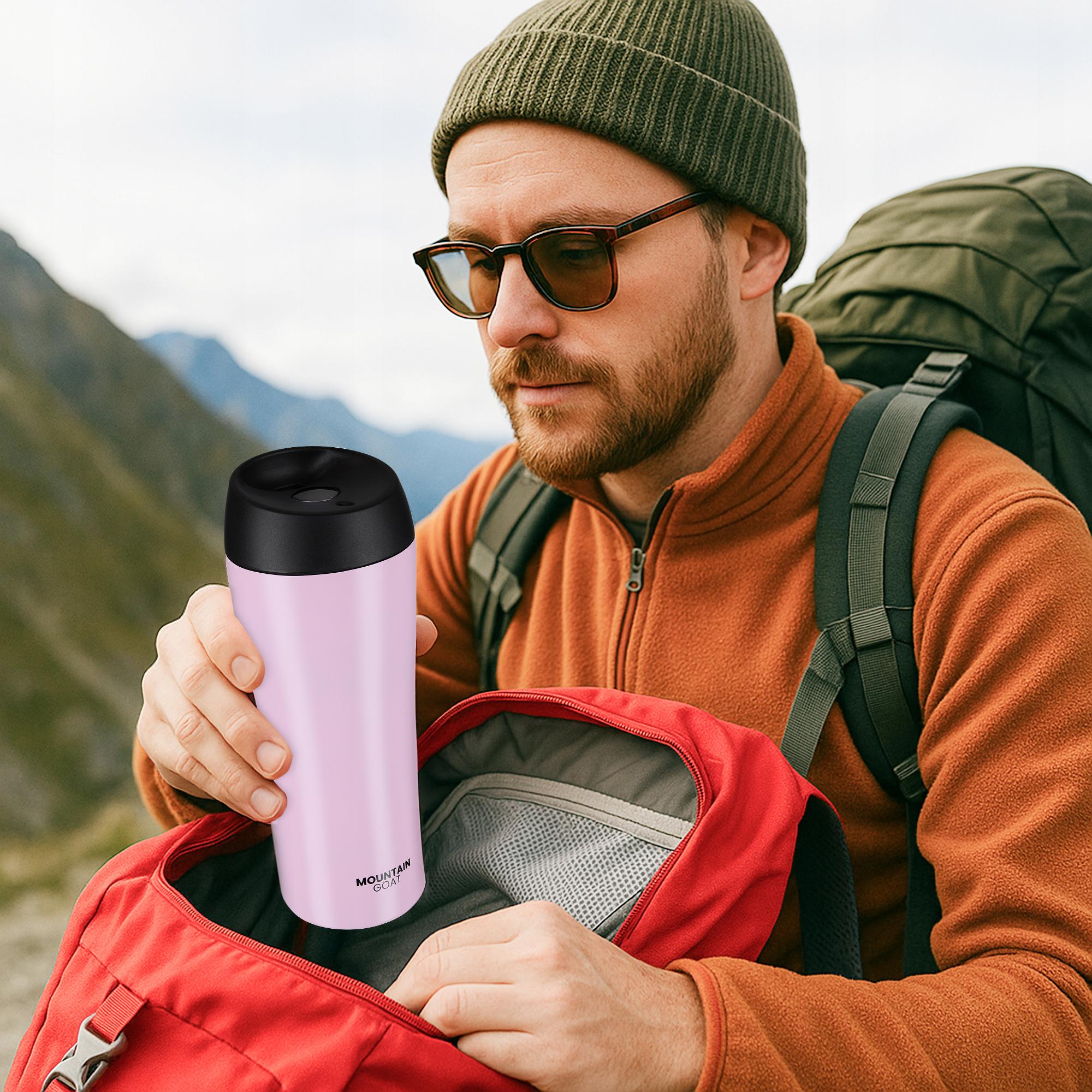 Термокружка Mountain Goat Travel 0,38 л Pink (P-5905973406925) - фото 6