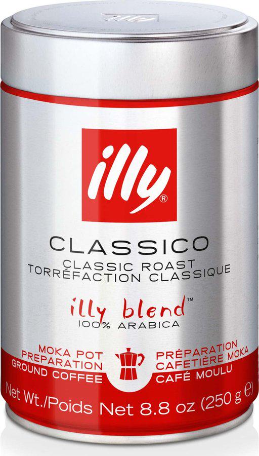 Кофе молотый (для турки) Illy Espresso Classico 250 г (1216055)