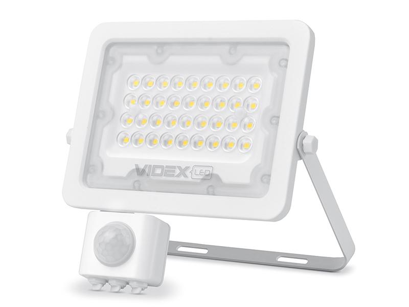 Прожектор світлодіодний Videx F2e VL-F2e305W-S з датчиком руху та освітленості 30W 5000K 220 V IP65 (7347) - фото 2