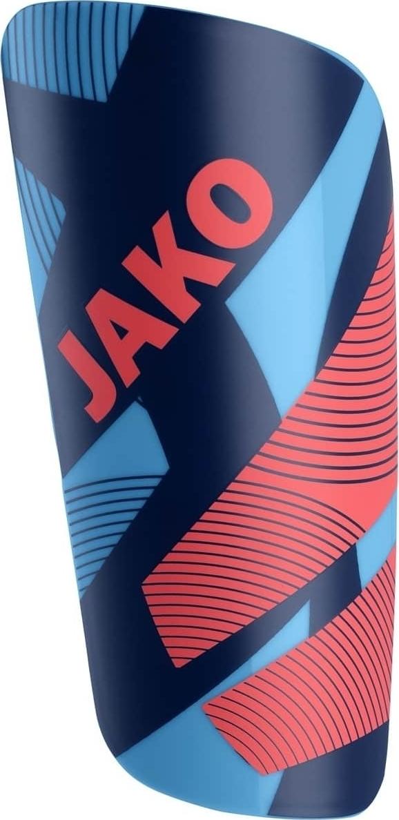 Щитки футбольные Jako RIVER LIGHT L Голубо-красный (2776-434)