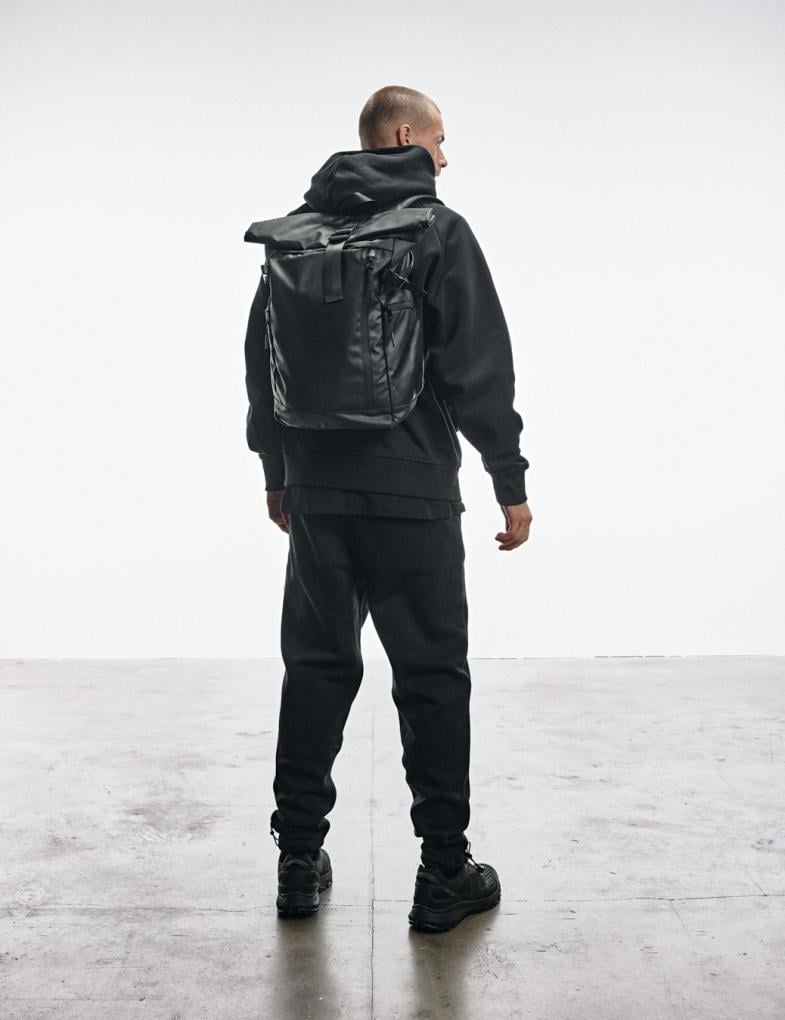 Рюкзак rolltop мужской Diverse DEXT RUBERY Черный (5905384053480)