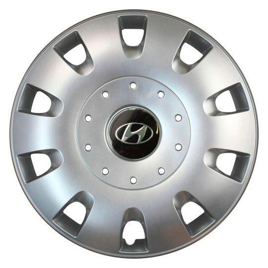 Автомобильные колпаки SKS 401 R16 с логотипом Hyundai 4 шт. Серебристый Автомобильные колпаки SKS 401 R16 с логотипом Hyundai 4 шт. Серебристый
