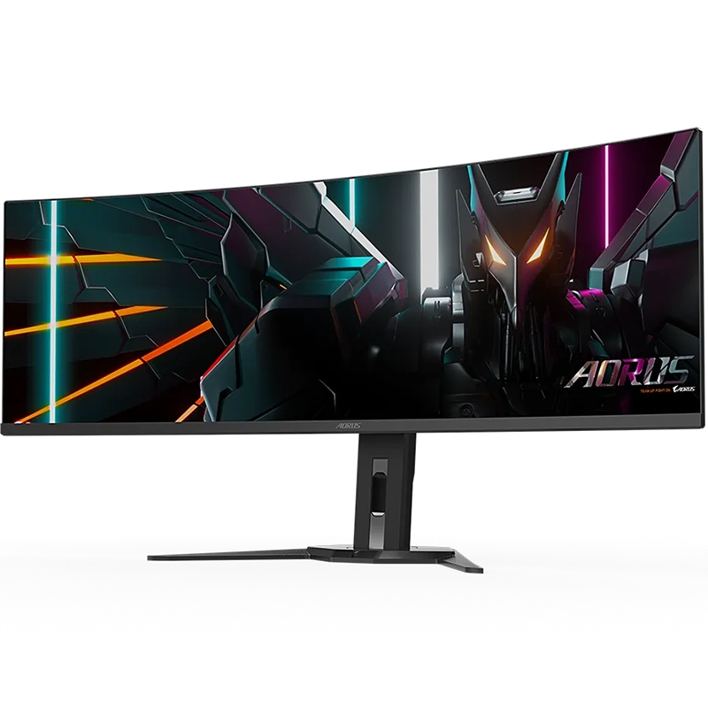 Монитор Gigabyte AORUS CO49DQ Gaming Monitor изогнутый OLED 5120x1440 5K DQHD 49" (tf6456) - фото 5 Монитор Gigabyte AORUS CO49DQ Gaming Monitor изогнутый OLED 5120x1440 5K DQHD 49" (tf6456) - фото 5