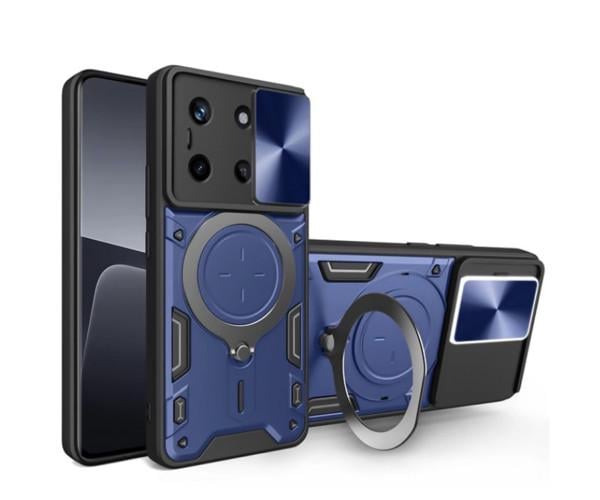 Чехол накладка Omeve Magnetic Ring для Realme 11 4G Синий