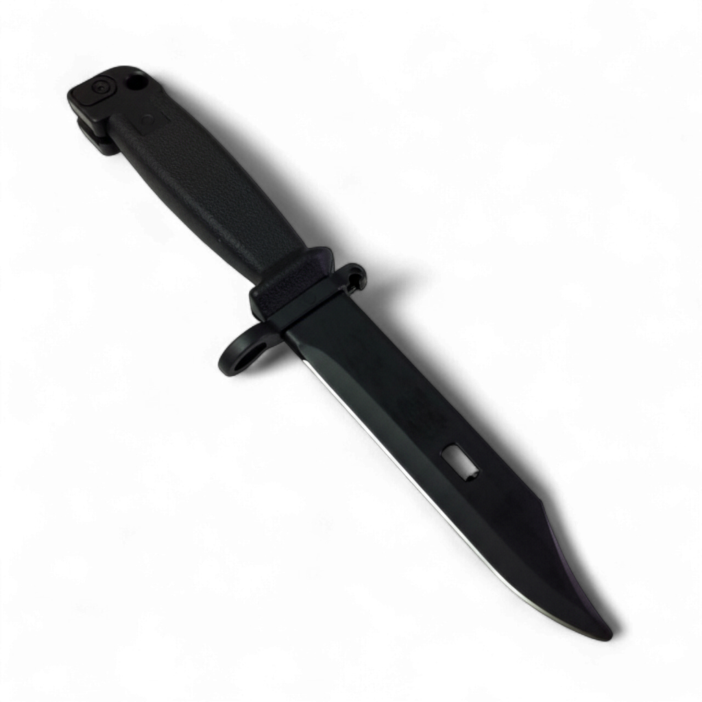 Штик-ніж тренувальний Univerza макет АК47 страйкбольний гумовий Чорний