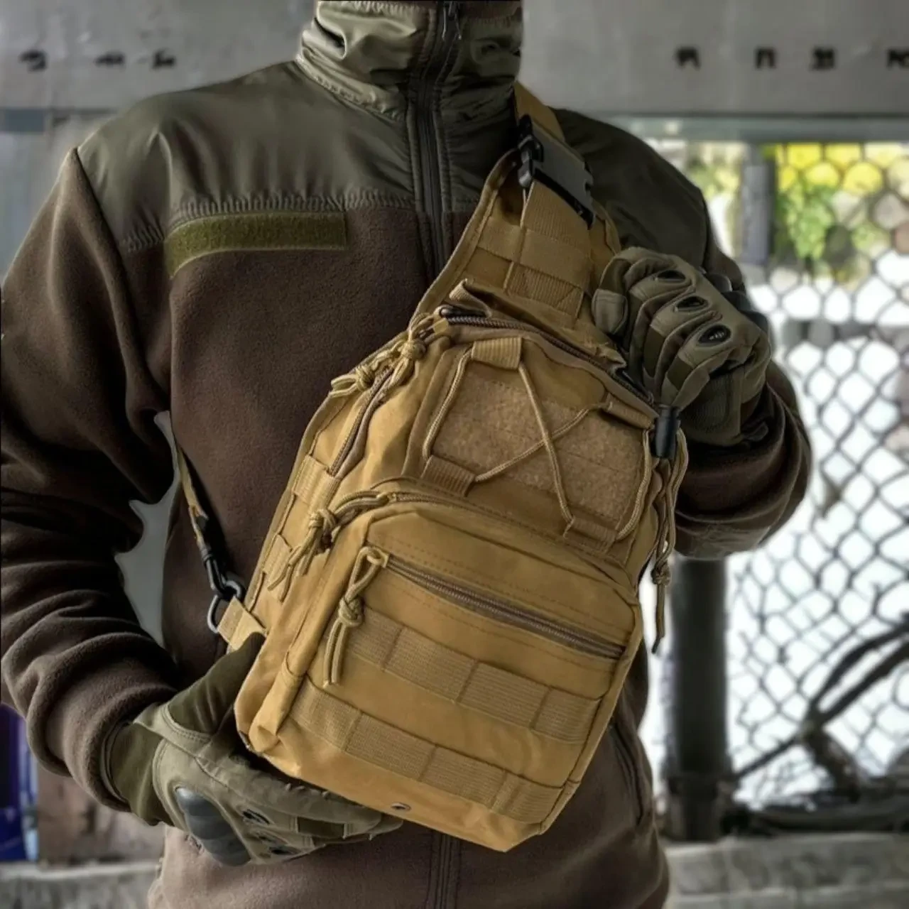 Рюкзак тактический 6 л Койот (2549772382) - фото 4