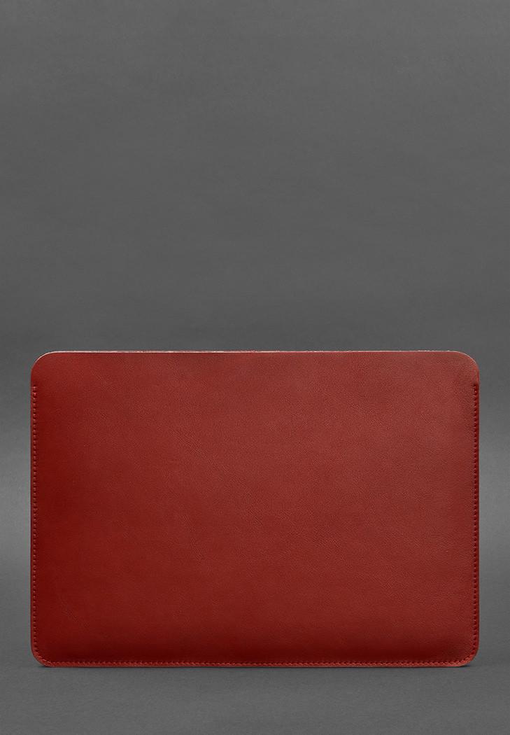 Чехол из натуральной кожи для MacBook 13" Красный (A-027540) - фото 2 Чехол из натуральной кожи для MacBook 13" Красный (A-027540) - фото 2