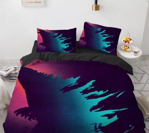 Комплект постельного белья с 3D рисунком Godzilla #16