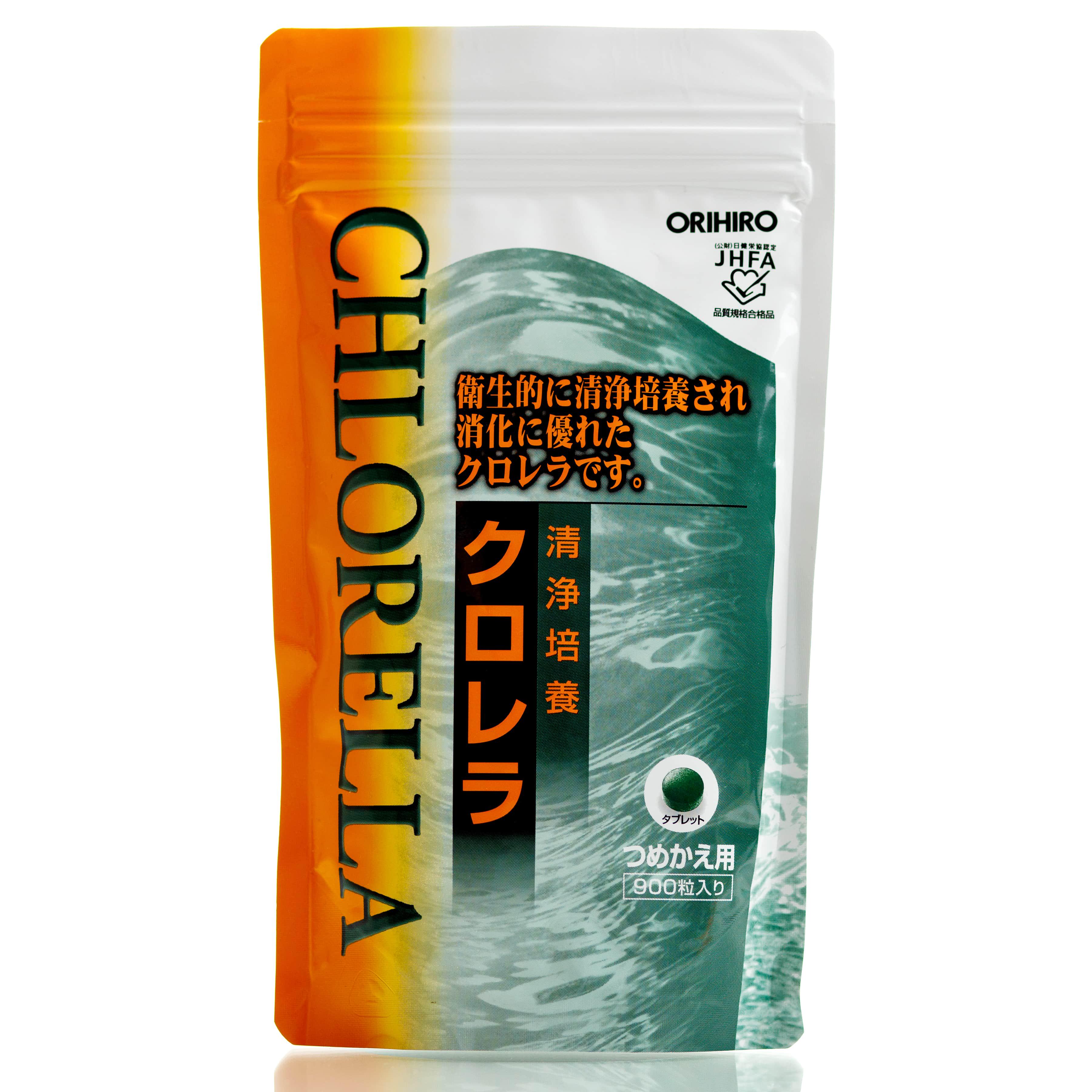 Хлорелла органическая таблетированая Orihiro 30 дн.900 шт.