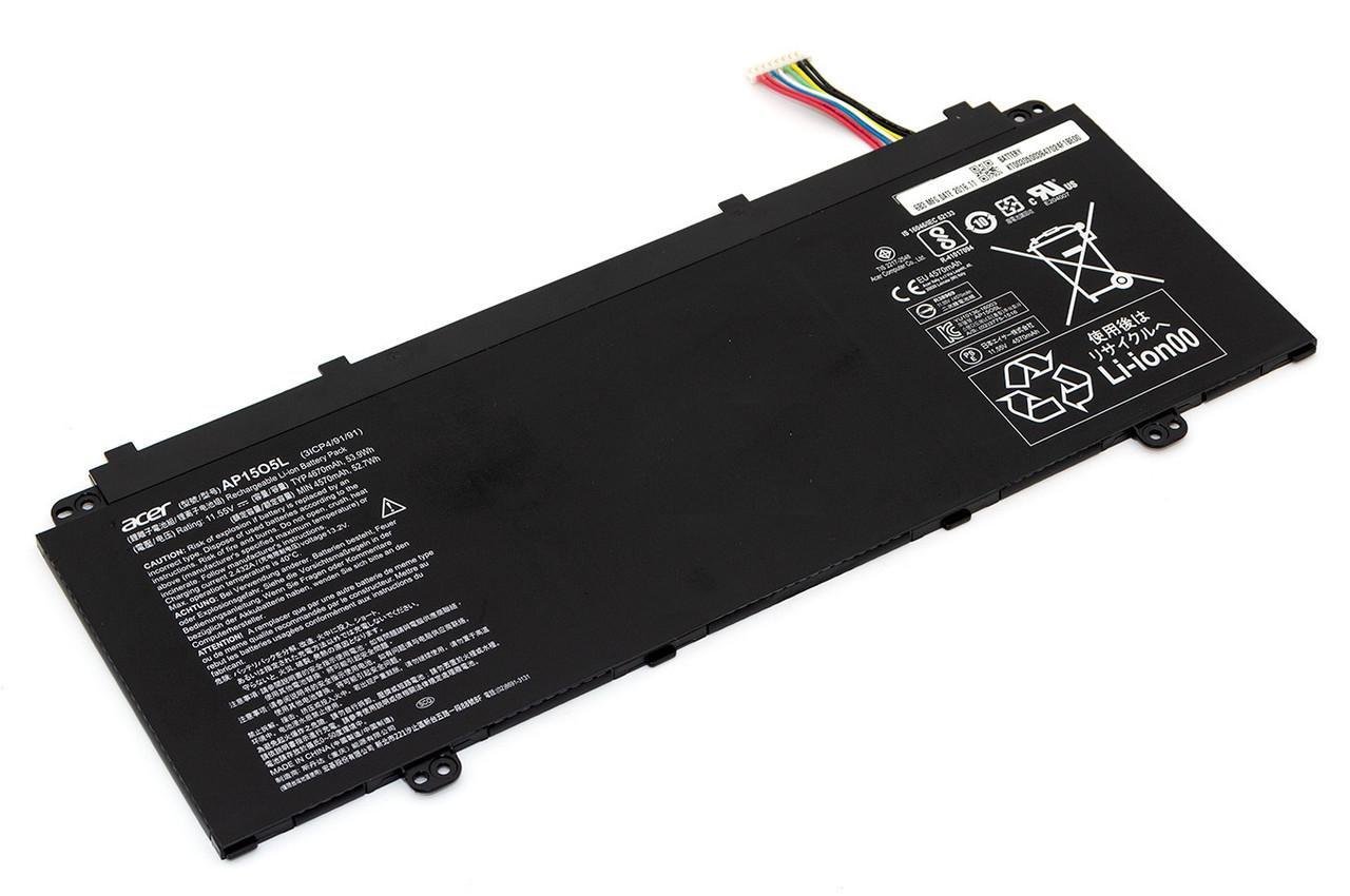 Батарея для ноутбука Acer Aspire S5-371 - AP15O5L, AP15O3K (11.55V 4670mAh 53.9Wh)