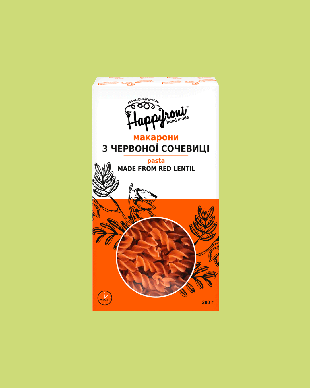 Завитки из красной чечевицы 300 г