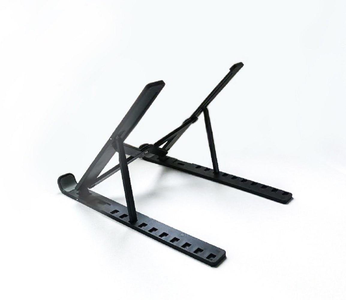 Подставка для ноутбука регулируемая 10 складная Черный (2141780877) - фото 3 Подставка для ноутбука регулируемая 10 складная Черный (2141780877) - фото 3