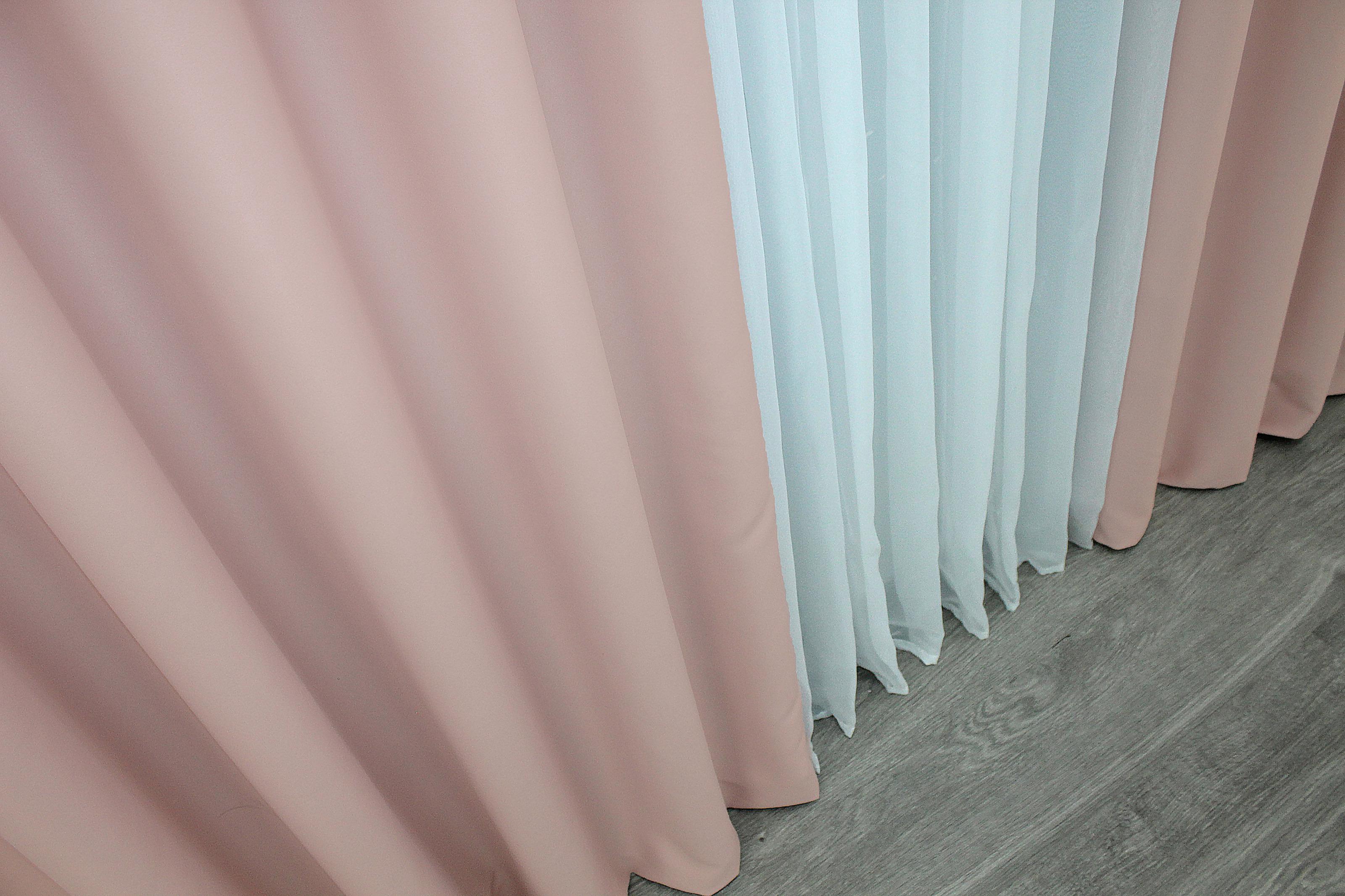 Комплект штор VR-Textil Midnight № 1226ш блэкаут 150х290 см 2 шт. Светло-пудровый (33-0072) - фото 7 Комплект штор VR-Textil Midnight № 1226ш блэкаут 150х290 см 2 шт. Светло-пудровый (33-0072) - фото 7