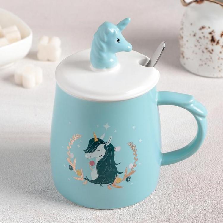 Кружка Единорог One of a Kind Голубой