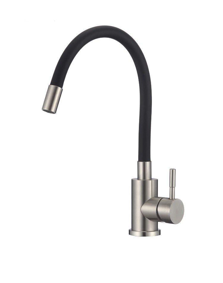 Смеситель для кухни с гибким изливом Alpen Черный