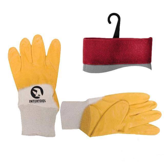 Рукавиці будівельні/садові Intertool вологостійкі покриття джинс 2XL (128248)