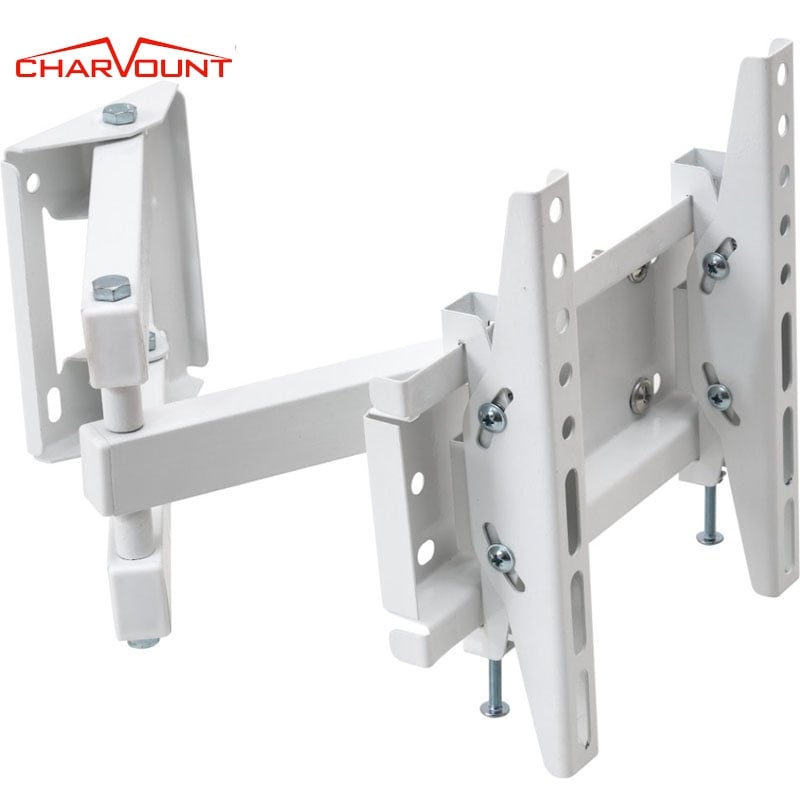 Кріплення для телевізора Charmount TV02T-R3 настінне 23-43" White (tf601) - фото 2 Кріплення для телевізора Charmount TV02T-R3 настінне 23-43" White (tf601) - фото 2